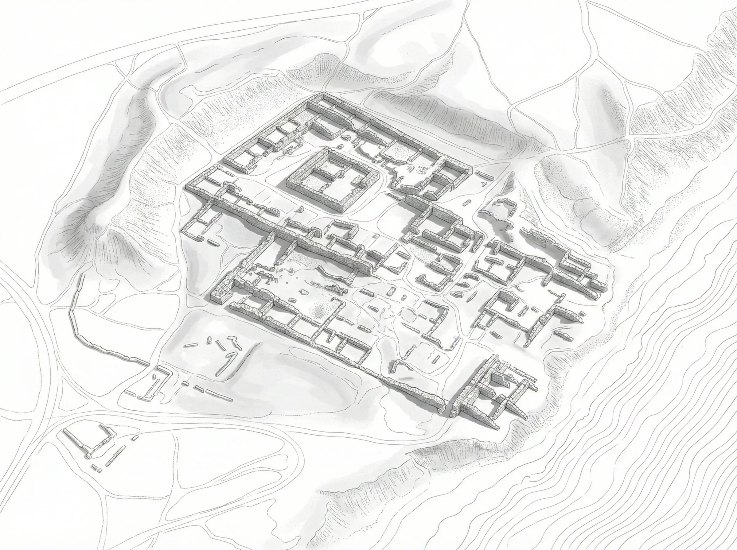 Beliaus, isometric reconstruction, © Center for Spatial Technologies 2026