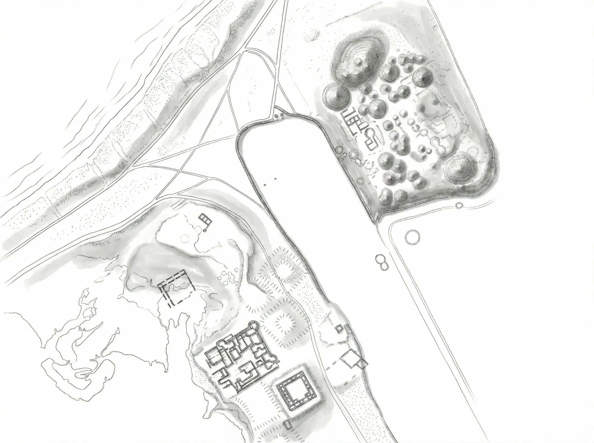 Panske-I, site plan, © Center for Spatial Technologies 2026